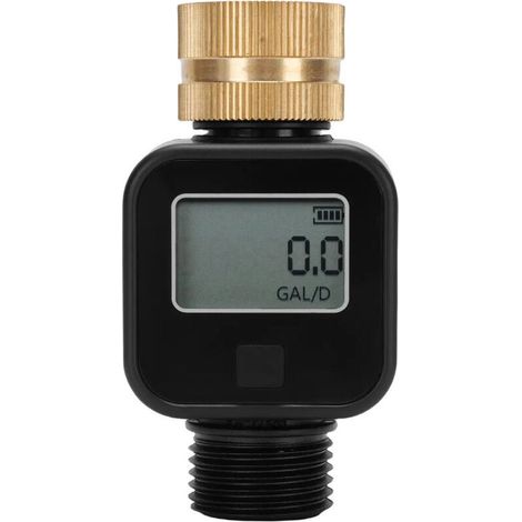 Zeitschaltuhr für Bewässerungsventile aus Messing mit einem Auslass – Schutzart IP55 (wasserdicht), Bedienung per Drehknopf/Taste, LCD-Display. US-Gewinde. (1/5)