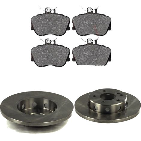 KIT FRENI ANTERIORI compatibile con MERCEDES-BENZ CLASSE C (W202) - DISCHI + PASTIGLIE OEM: P 06 017 / 16179 /SOSTITUZIONE DIRETTA/BASSA POLVERE/SILENZIOSO (1/5)