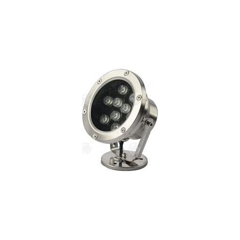 Lumière piscine 9W lumière sous-marine lampe de piscine acier inoxydable projecteur coloré eclairage de fontaine eclairage