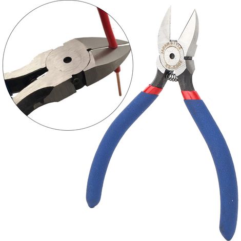 Pince coupante diagonale, outil de réparation à main, accessoire de quincaillerie en acier allié au chrome-vanadium (1/5)