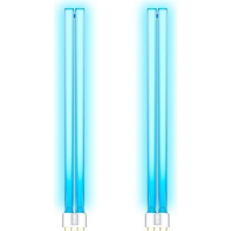 Lot de 2 Ampoule UVC 36W, Culot 2G11, Longueur 417mm, Verre Quartz, Pour Filtre Étang (1/5)