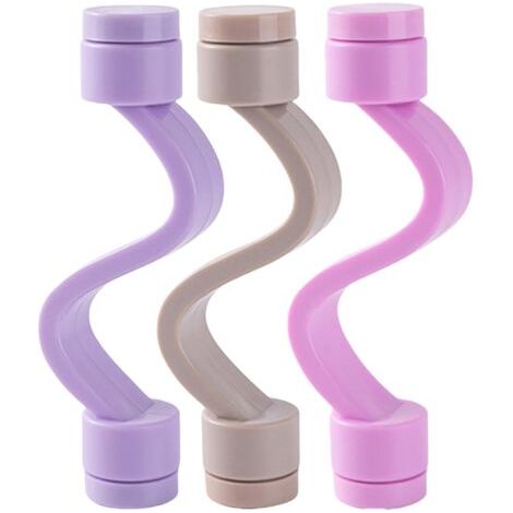 Support de porte de lave-linge, accessoire de porte de lave-linge magnétique Support de porte flexible pour machine à laver Support de porte de Machine à laver ouvert, 3 pièces, garde la laveuse (1/5)