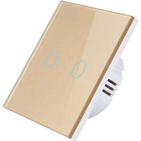 Interrupteur intelligent Wi-Fi, commande vocale/tactile/RF433, compatible Google Home, programmation/minuterie, sans neutre ni hub requis (1/5)