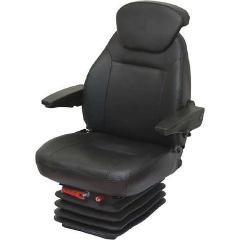 Asiento con suspensi贸n mec谩nica en PVC GOPART TS47000GP (1/3)