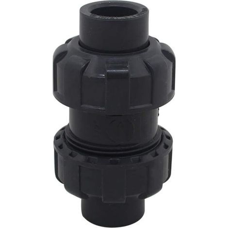 Clapet Anti Retour à Boule Diamètres 20/25/32/40/50/63mm Clapet Piscine Soupape Anti Retour PVC (1/5)