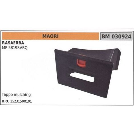 MAORI Rasenmäher-Mulchstopfen MP 5519SVBQ 030924