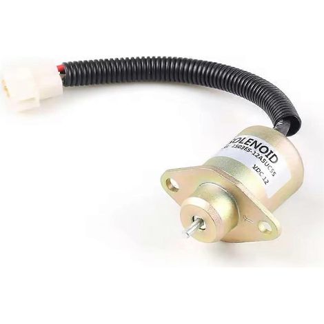 Électrovanne d'arrêt de carburant 12 V 1503ES-12A5UC5S SA-4569-T pour Kubota série 05 D905 D1005 V1205 V1305 V1505 17454-60010 (1/5)