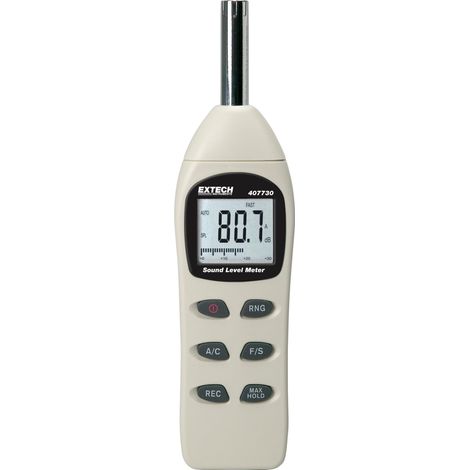 Extech 407730 Misuratore Digitale del Livello Sonoro da 40-A-130-Decibel (1/5)