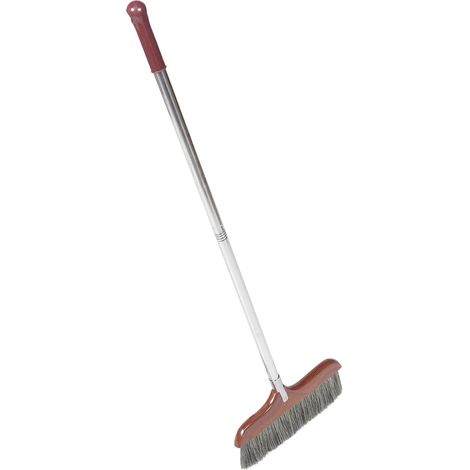 Soft Broom with Soft Bristles 35.43 Inches Long Handle Detachable Lightweight Indoor Broom for Cleaning Hard Wood Floors and Narrow Corners Home Office Camping (1/5)
