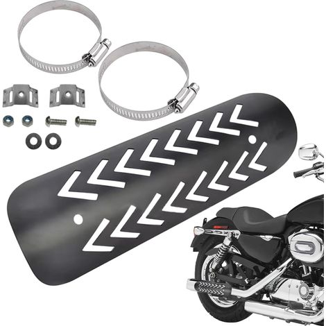 Protection anti - brûlure pour silencieux de moto - brûlure - Convient pour (1/5)