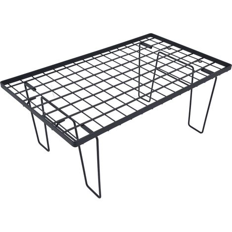 Table de grill pliable, facile à nettoyer, portable et idéale pour le camping et les grillades en plein air. (1/5)