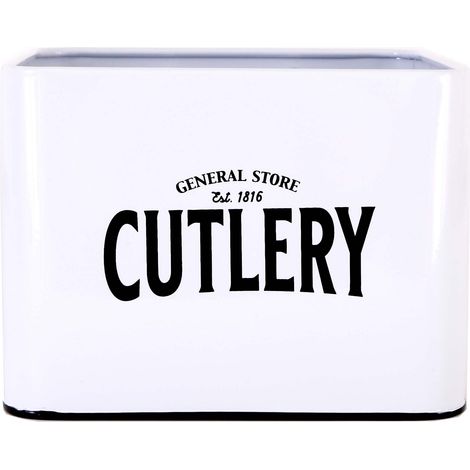 Boite à couverts en fer blanc General store (1/4)