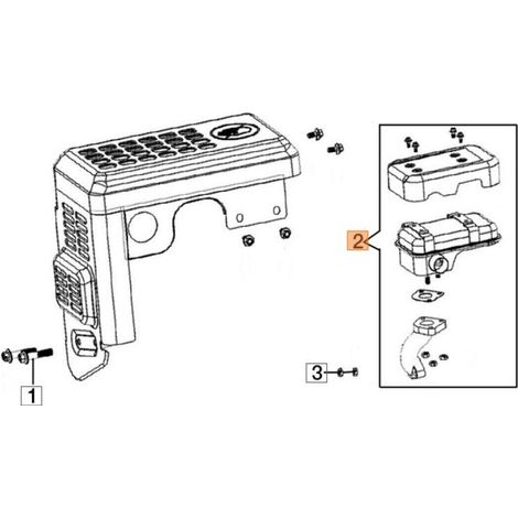 KOMPLETTER SCHALLDÄMPFER ORIGINAL EMAK L66150584