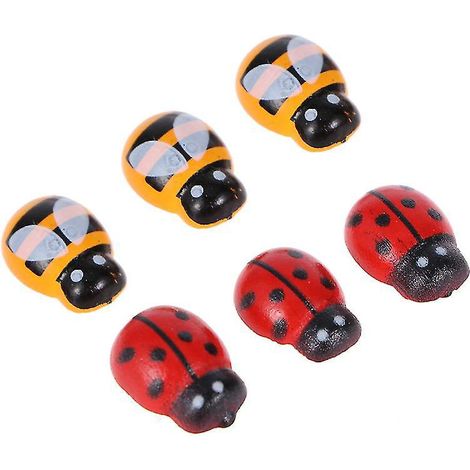120 mini coccinelles factices en jouet (1/3)