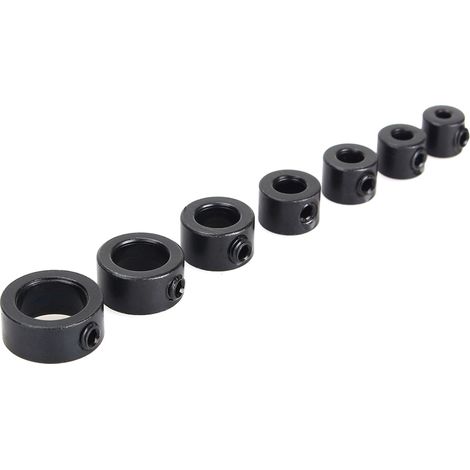 Tiefenanschläge 3–12 mm für Bohrer mit Innensechskantschlüssel, 8-teiliges Set (1/5)