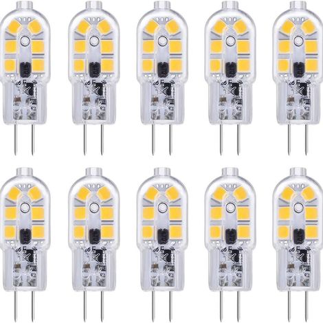 Ampoule LED G4 pour hotte aspirante 12V 2W blanc froid 6000K, 200lm, bi-broches équivalent halogène G4 - Générique (1/4)