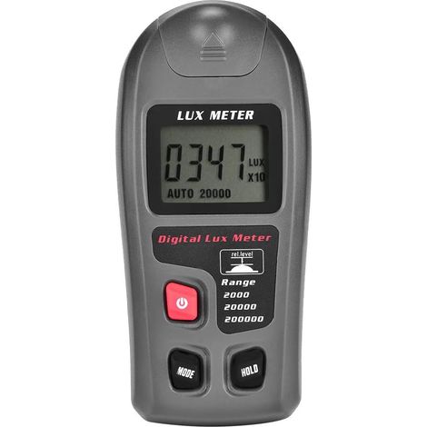 Testeur d'éclairage, MT-30 Digital Luxmeter LCD Display Light Meter Test environnemental Illuminomètre 2 fois/sec pour l'école d'entrepôt de laboratoire d'usine (1/5)