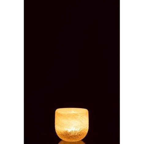 J-Line photophore - verre - beige - small (1/3)