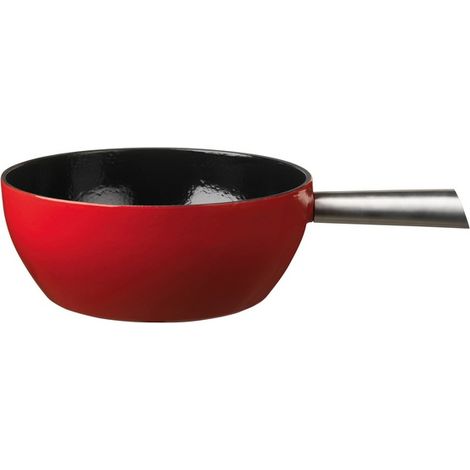 pentola per fonduta in ghisa rossa 24cm - 7324.0214 - stockli