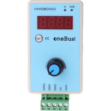Ecleanfy - Générateur de signaux portable, simulateur analogique, réglable, pour interrupteur à clé, 0-10 V/2-10 V, 0-20 mA/4-20 mA, haute précision