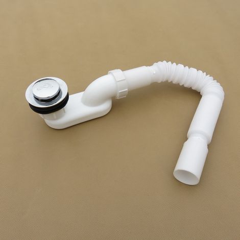 Bonde de baignoire à l'ancienne, tuyau d'évacuation, filtre escamotable, bonde de baignoire, bonde rotative, accessoires pour bonde de baignoire (1/5)