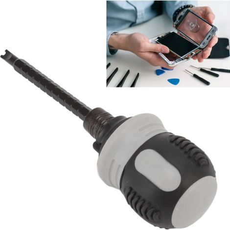 Clé À Vis Réglable 13-en-1 Avec Tête De Ratchet Et Embouts Pour Vis Cruciforme Et Droite - Kit D'Outillage Manuelle Compact-KZQ (1/5)