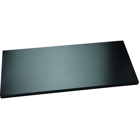 Étagère avec Dispositif de Suspension pour EuroTambour, Largeur 1000 mm, métal, 333, Noir, 39 x 93 x 3 cm (1/3)