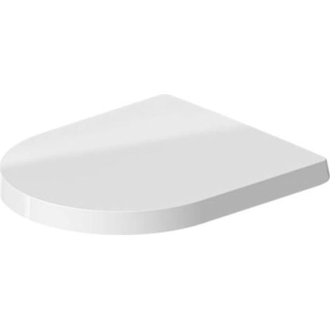 Duravit – Abattant WC adulte en plastique blanc alpin – Charnières en acier noble – 20110000 (1/7)