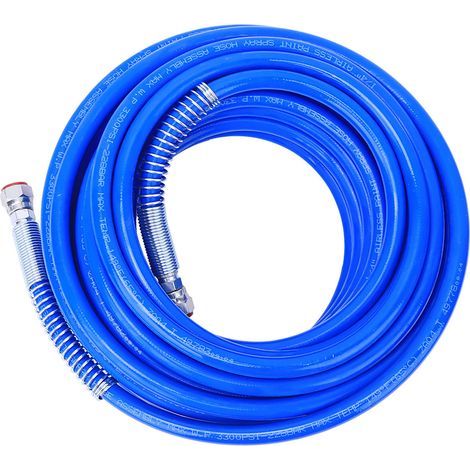 Tuyau de pulvérisation de peinture 1/4 pouces, pistolet pulvérisateur sans air, Tube en Fiber Flexible 3265Psi, 13 mètres (43 pieds) (1/5)
