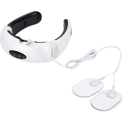 Masseur électrique pour la nuque avec fonction chauffante. 7 modes de massage. Rechargeable et réglable pour soulager les douleurs aux épaules, au dos et à la taille.-AquaForge (1/5)