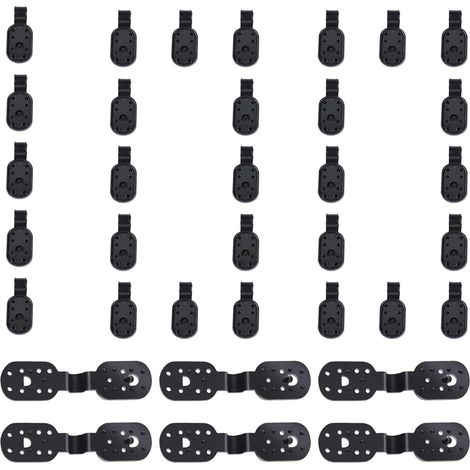 Lot de 100 Clips de Fixation pour Filet de Jardin, Clips de Fixation pour Filet de Protection Solaire, Clips de Protection Solaire Amovibles et réutilisables, Clips de Protection Solaire pour Filets