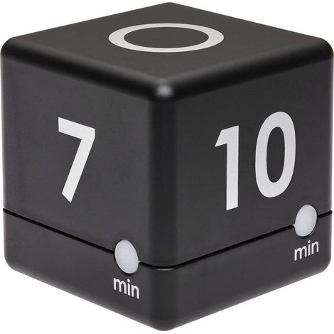 TFA Dostmann Timer Cube Minuteur noir numérique R995111 (1/3)
