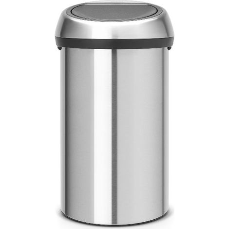 Bidone 60 L Acciaio Opaco - Cestino Touch - Brabantia (1/2)