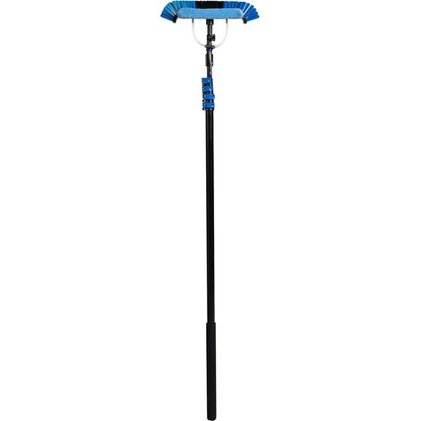 Balai à eau télescopique 7 m avec brosse multifonctions, raclette et distributeur de savon - NEXXT