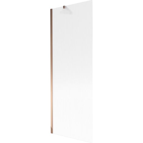 Mexen Next panel de baño con una hoja 70 x 150 cm, rayas, oro rosa - 895-070-000-00-09-60 (1/5)