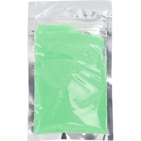 Sable coloré 50g, sable de jeu sec, ne se mouille jamais, jouets artisanaux pour enfants de 14 à 18 ans, vert (1/5)