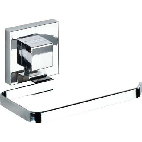 Wenko 22687100 supporto per carta igienica "quadro con Vacuum Loc, Acciaio Inossidabile, Argento, 14 x 11 x 6 cm (1/5)