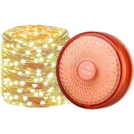 Guirlande lumineuse LED, lanterne de camping rechargeable USB 2 en 1, lampe d'extérieur portable avec 8 modes d'éclairage, lampe de camping B (1/5)
