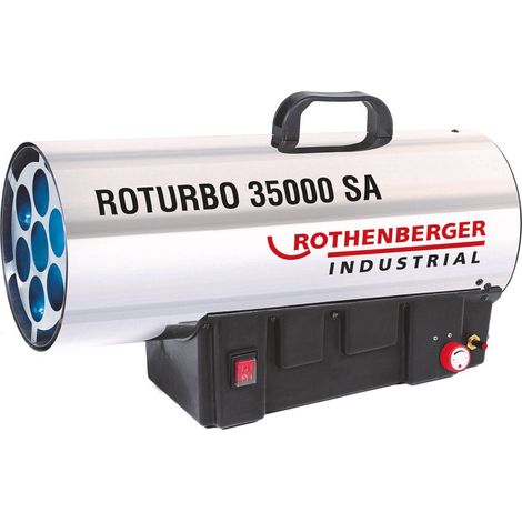ROTHENBERGER Industrial Heizkanone ROTURBO 35000SA mit Piezo inkl. Schlauch & Regler - 1500000364 (1/3)