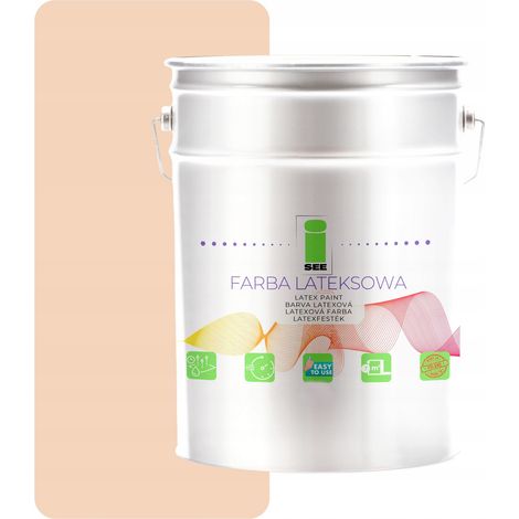 Latex-Pulverfarbe für Innenräume, 5 Liter, ab Werk