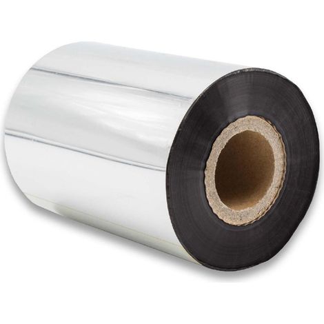 vhbw 1x Thermal Transfer Ribbon compatible with TSC TTP-2410M, TTP-245 Plus Printer Label Printer - Thermal Ribbon, 90 mm x 300 m, wax-plus, Black