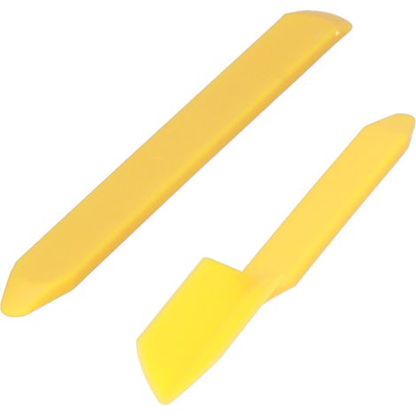 2 pièces grattoir silicone pour joints, outil de nettoyage et retrait de colle, kit pour carrelage et verre (1/5)