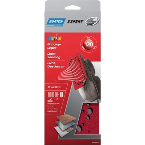 Garnitura Multi Air 115x230 G.120 Expert - Norton