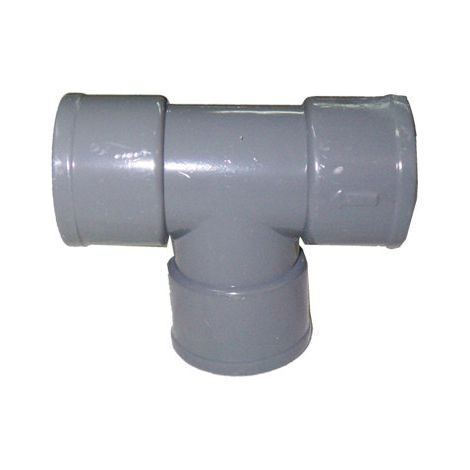 PVC TES MH 87° de 125mm color gris