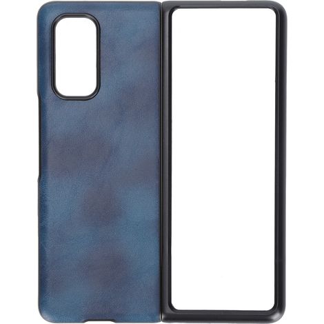 Étui en Cuir Antichoc pour Xiaomi Mix Fold, Coque de Protection Anti-Rayures Bleue (1/5)