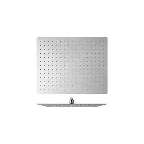 POMME DE DOUCHE SANDWICH 400 x300 INOX ANTICALCAIRE - CRISTINA ONDYNA SC43051 (1/4)