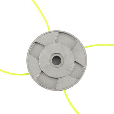 aluminium Tête de débroussailleuse Aluminium fils Tête Coupe-bordure 4 lignes Universel Tete Debroussailleuse pour Jardin,Pelouse,Patio-Karteo (1/4)