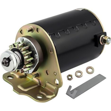Démarreur moteur 12V 14 Dents 693551 593934 pour John Deere pour Briggs & Stratton Lawn (1/5)