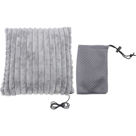 Eosnow Oreiller chauffant en peluche USB, coussin électrique pour chaise, canapé, Support de taille arrière chauffant 5V pour le bureau et la maison (1/5)