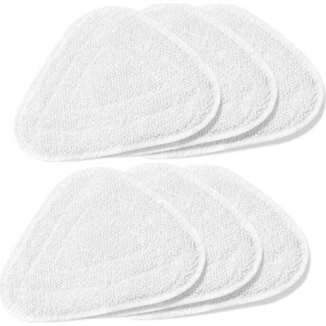 Packung mit 6 Ersatzbezügen für Dampfmopp-Zubehörtücher, Mikrofaser-Dampfmopp-Zubehör kompatibel mit Vileda Steam, maschinenwaschbar. (1/4)